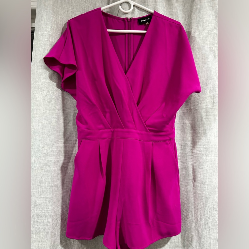 Fuchsia Romper